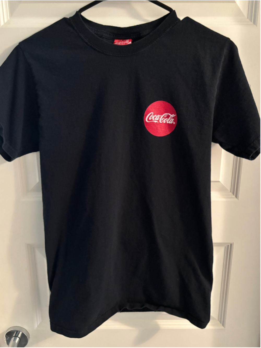 Official Coca-Cola 2018 Santa Christmas Graphic T-Shirt - Fruit of the Loom Heav